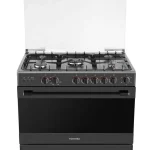 غاز توشيبا 5عيون غاز 60*90 اسود